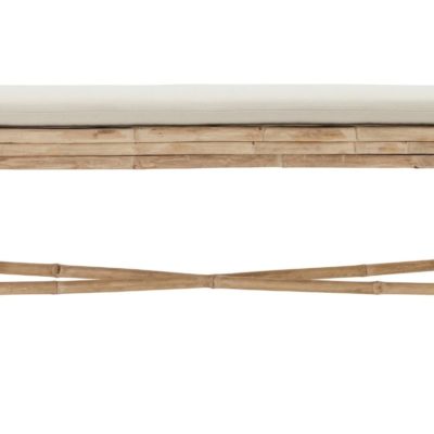 House Doctor Béžová bambusová lavice Sedeo 130 cm