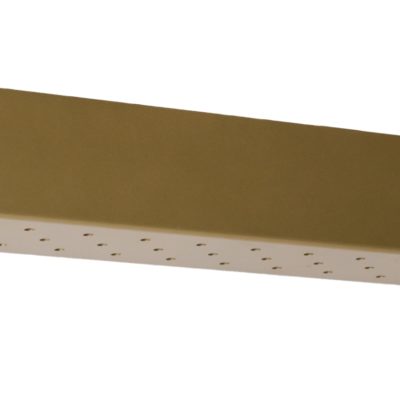 Nordic Design Zlatá kovová nástěnná police Londien 50 cm