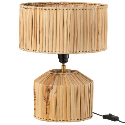 Bambusová stolní lampa J-Line Labana 30