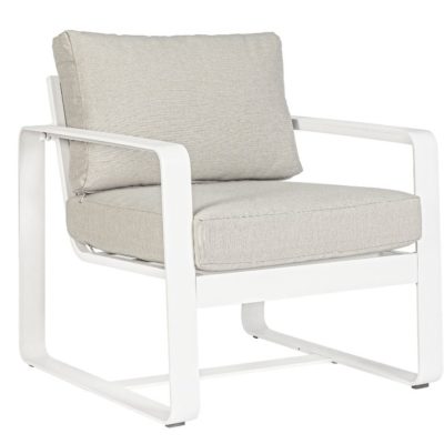 Béžové látkové zahradní křeslo Bizzotto Merrigan