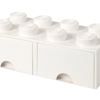 Bílý úložný box LEGO® Storage 25 x 50 cm
