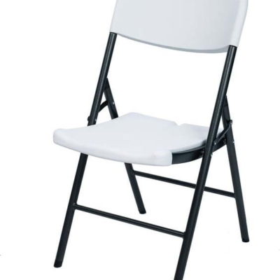 Černobílá zahradní židle – Rojaplast