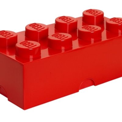 Červený úložný box LEGO® Smart 25 x 50 cm