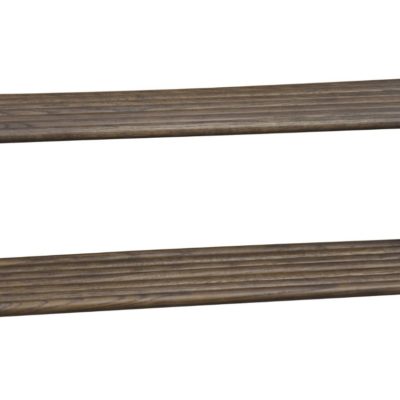 Hnědý dubový nástěnný botník ROWICO INVERNESS 80 x 32 cm