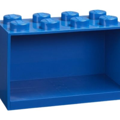 Modrá nástěnná police LEGO® Storage 21 x 32 cm