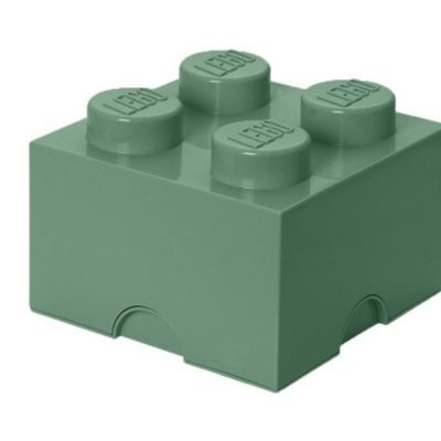 Zelený úložný box LEGO® Smart 25 x 25 cm