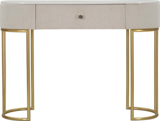 Béžový konzolový stolek 100x40 cm Montpellier - Mauro Ferretti