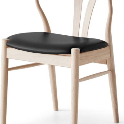 Černá/přírodní kožená jídelní židle Freja – Hammel Furniture