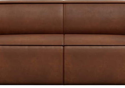 Koňakově hnědá kožená pohovka 212 cm Madame – Windsor & Co Sofas