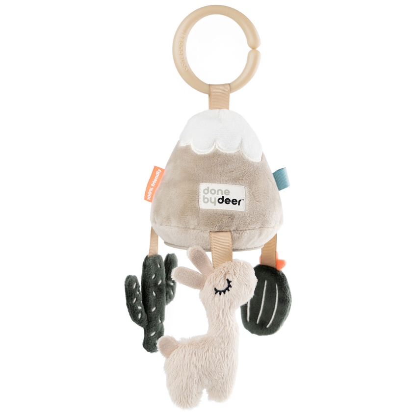 Béžová látková hračka na kočárek Done by Deer Lalee