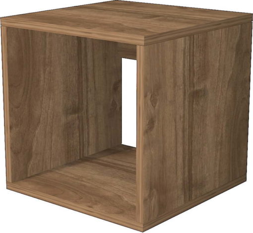 Hnědý noční stolek v dekoru borovice Biga – Gauge Concept