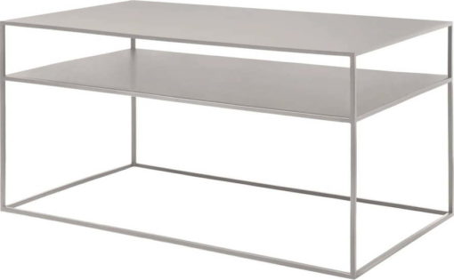 Světle šedý kovový konferenční stolek 50x90 cm Fera – Blomus