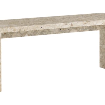 Audo CPH Béžový kamenný konferenční stolek AUDO PLINTH 100 x 35 cm