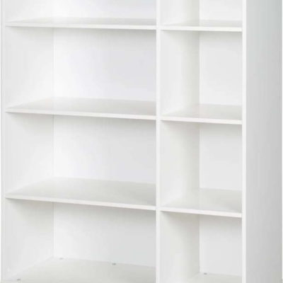 Bílá dětská knihovna 107x159 cm Clara – Roba