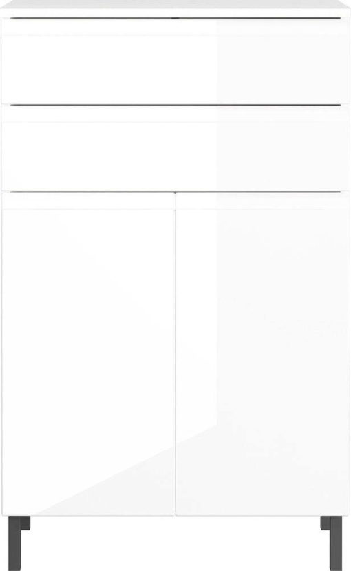 Bílá koupelnová skříňka 60x97 cm Salinas - Germania
