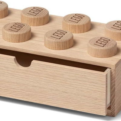 Dětský úložný box z dubového dřeva LEGO® Wood