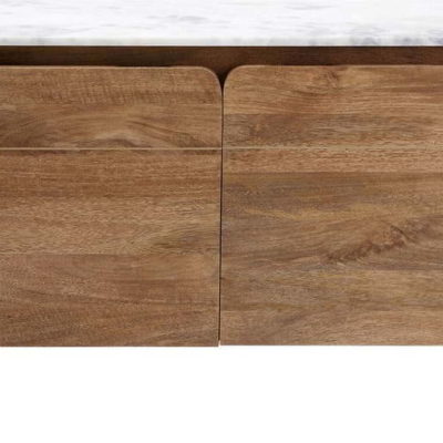 Hnědá nízká komoda z mangového dřeva 160x78 cm Grace – Kare Design