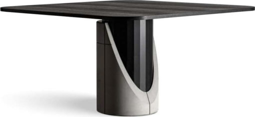 Jídelní stůl s deskou v dubovém dekoru 140x140 cm Sharp - Lyon Béton