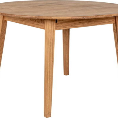 Kulatý rozkládací jídelní stůl z dubového dřeva ø 118 cm Metz – House Nordic