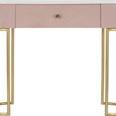 Růžový konzolový stolek 100x40 cm Montpellier - Mauro Ferretti