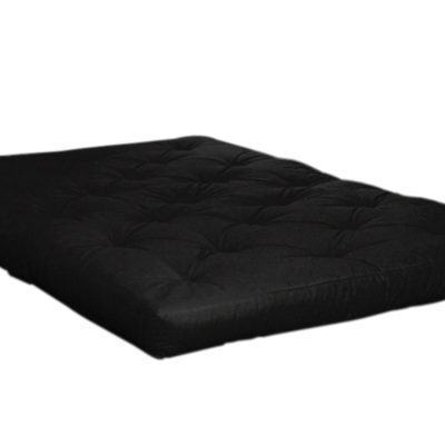 Extra měkká černá futonová matrace Karup Design Double Latex 180 x 200 cm