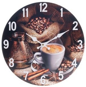 Nástěnné hodiny Coffee