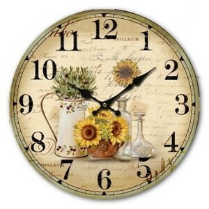 Nástěnné hodiny Sunflower