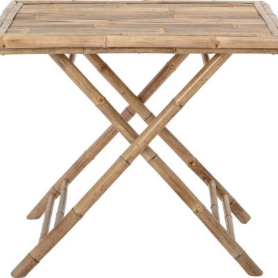 Bambusový zahradní odkládací stolek 90x90 cm Sole – Bloomingville
