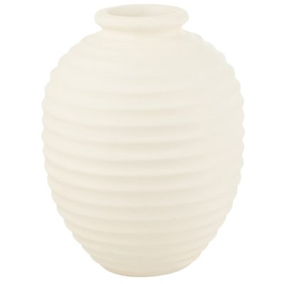 Bílá keramická váza J-line Poglar 66 cm