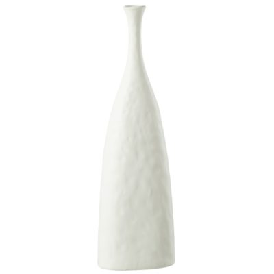 Bílá keramická váza J-line Zafelo 50 cm