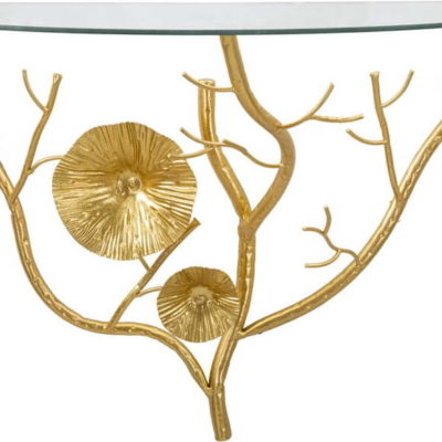 Noční stolek ve zlaté barvě Tisty – Mauro Ferretti
