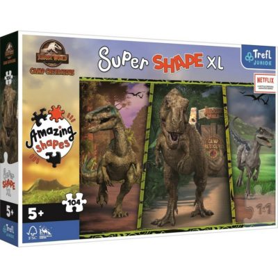 Trefl Puzzle Super Shape Barevní dinosauři/Jurassic World