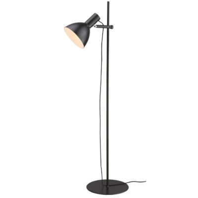 Černá kovová stojací lampa Halo Design Baltimore 132 cm