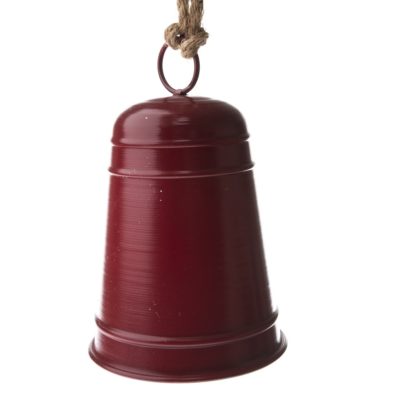 Kovový závěsný zvonek Ringle červená