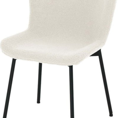 Bílé jídelní židle v sadě 2 ks Teddy – Furnhouse