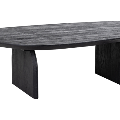 Černý dřevěný konferenční stolek Richmond Hudson 135 x 76 cm