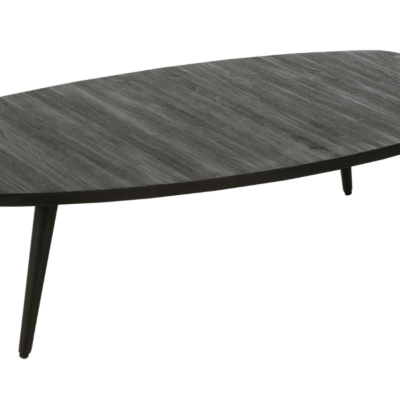 Černý dřevěný konferenční stolek J-line Takke 120 x 70 cm