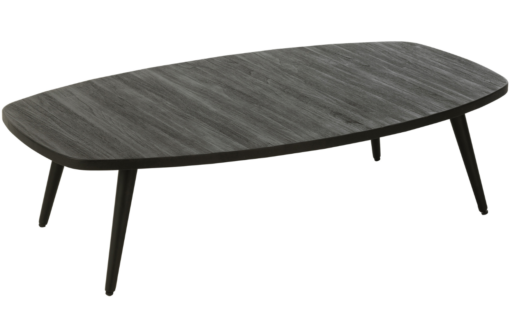 Černý dřevěný konferenční stolek J-line Takke 120 x 70 cm