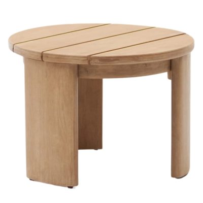 Dřevěný zahradní odkládací stolek Kave Home Xoriguer 60 cm