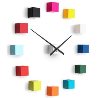 Future Time FT3000MC Cubic multicolor Designové samolepicí hodiny
