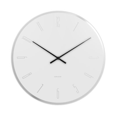 Karlsson KA5800WH Designové nástěnné hodiny