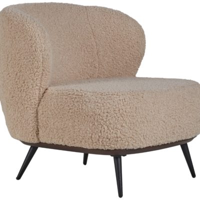 Světle hnědé čalouněné dětské křeslo Quax Zen