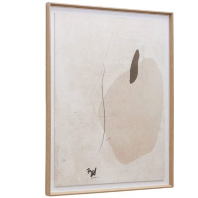 Abstraktní obraz Kave Home Sormi 100 x 80 cm