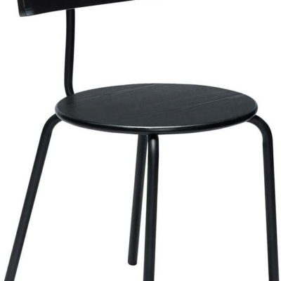 Černé jídelní židle v sadě 4 ks Koi – Hübsch
