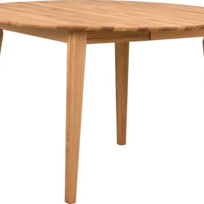 Kulatý rozkládací jídelní stůl z dubového dřeva v přírodní barvě ø 120 cm Filippa – Rowico