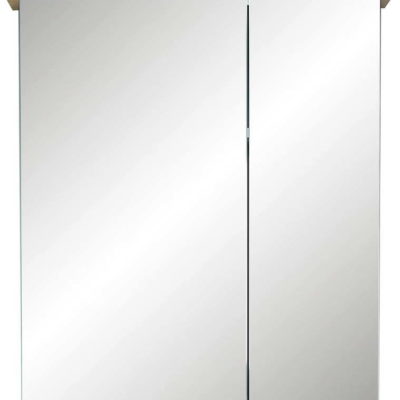 Zelená závěsná koupelnová skříňka se zrcadlem 60x72 cm Set 963 - Pelipal