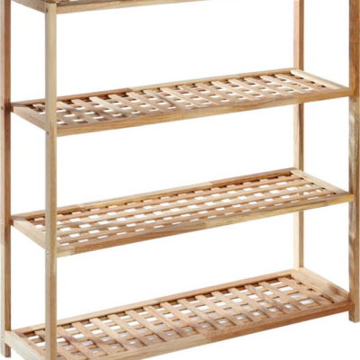 Botník z ořechového dřeva Premier Housewares Shoe Rack
