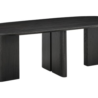 Tmavě hnědý dubový jídelní stůl Richmond Durban 300 x 100 cm