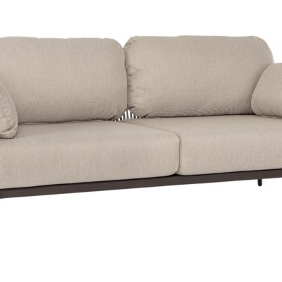 Béžovo-hnědá čalouněná zahradní pohovka Bizzotto Pardis 183 cm