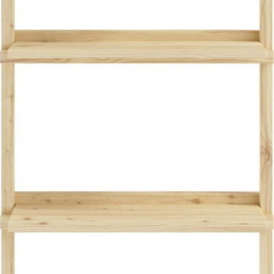 Nástěnná knihovna z borovicového dřeva v přírodní barvě 66x127 cm Groove – Karup Design